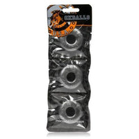 Oxballs Ringer Cock Ring 3 Pack Small Silver