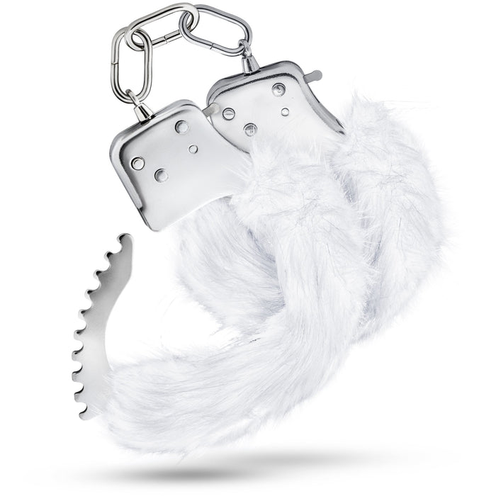 Temptasia Plush Fur Cuffs - White