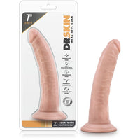 Dr. Skin 7" Cock w/ Suction Cup Beige - Realistic G-spot Dildo Dong