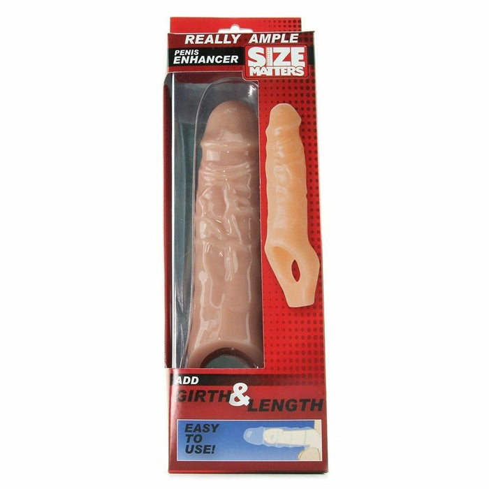 Size Matters Really Ample Penis Extender Sleeve Beige