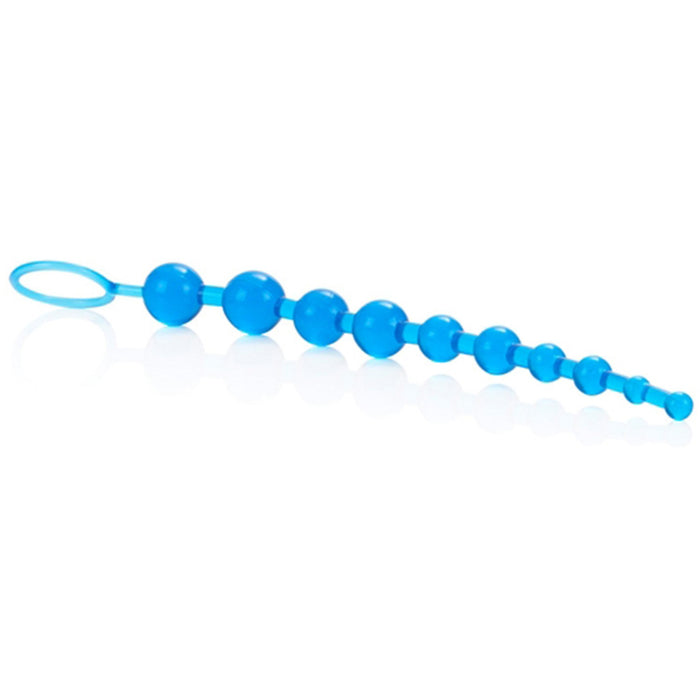 X-10 Anal Beads Blue