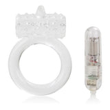 Silicone One Touch Cock Ring - Clear