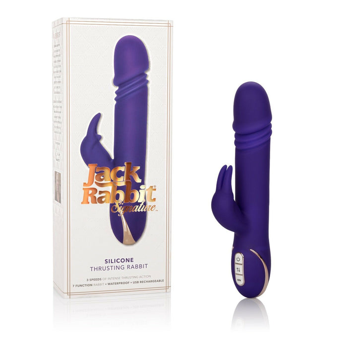 Premium Jack Rabbit Silicone Thrusting Rabbit - Purple