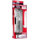 Size Matters Clear Sensations Penis Extender Vibro Sleeve with Bullet