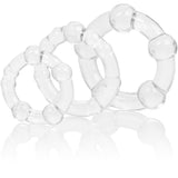 Island Cock Rings Clear - 3 Pack