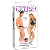 Fetish Fantasy Hollow Strap-on for Him or Her - Purple