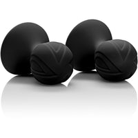 Nipple Play Silicone Pro Nipple Suckers - Black