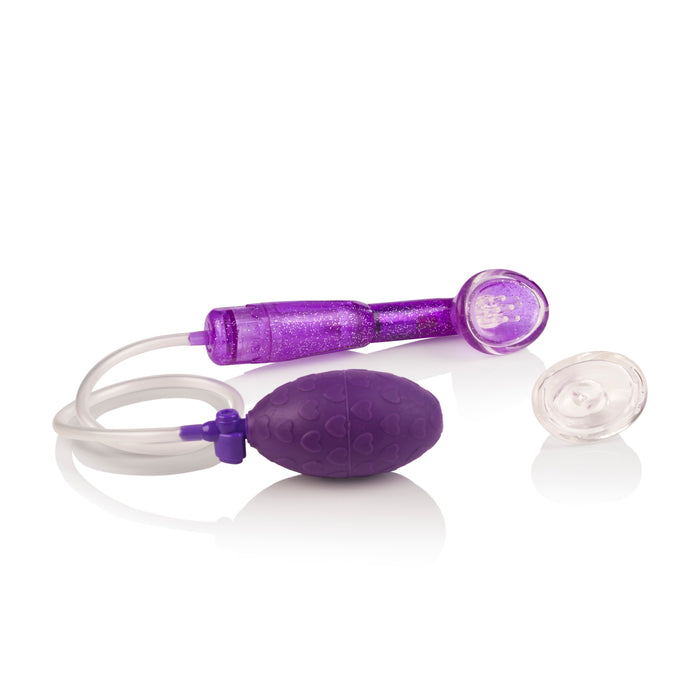 Clitoral Pump Purple - Vibrating Vagina Pump