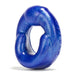 Grip Cockring Fat Padded U-Shaped Cockring - Blue Balls OX-1250-BLB