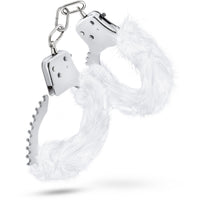 Temptasia Plush Fur Cuffs - White