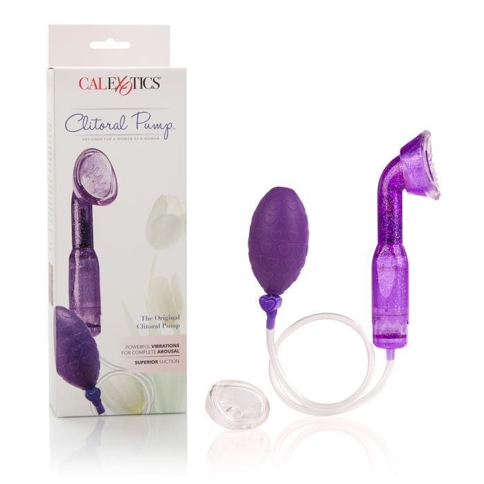 Clitoral Pump Purple - Vibrating Vagina Pump