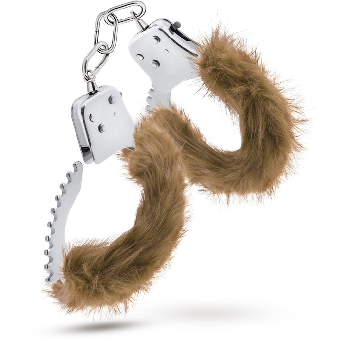 Temptasia Plush Fur Cuffs - Brown