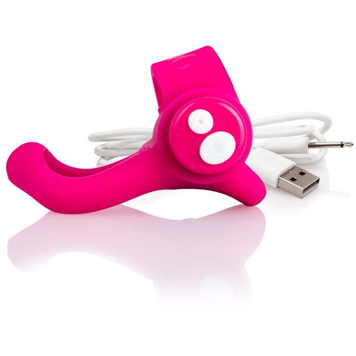 Charged You Turn Plus Finger Vibe / C-Ring - Pink