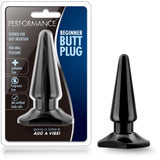 Performance Beginner's Butt Plug - Black
