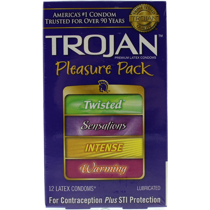 Trojan Pleasure Pack - 12 Pack TJ95302