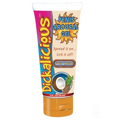 Dickalicious Penis Arousal Gel - Pina Colada - 2 Fl. Oz. HTP2029