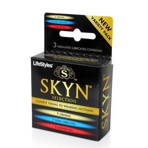 Lifestyles Skyn Selection Lubricated Condoms - Variety 3 Pack LS7103