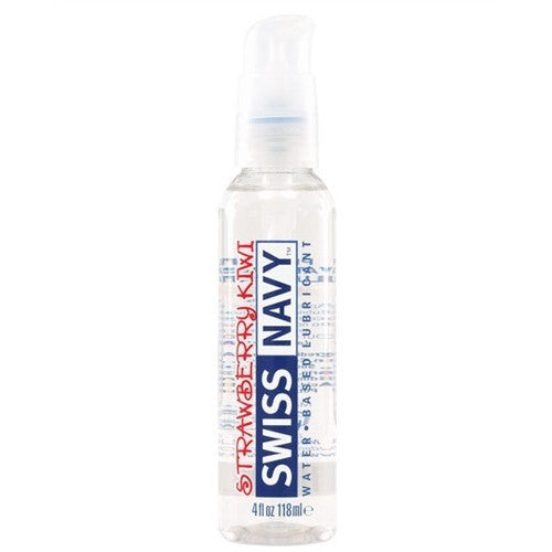 Swiss Navy Flavors Water Based Lubricant - Strawberry Kiwi 4 Fl. Oz. MD-SNFSK4