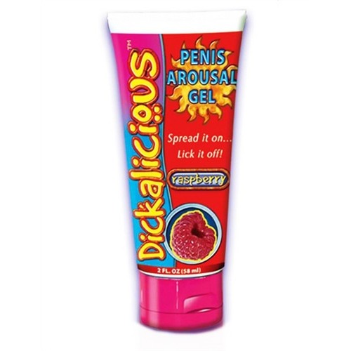 Dickalicious Penis Arousal Gel - Raspberry - 2 Fl. Oz. HTP2028