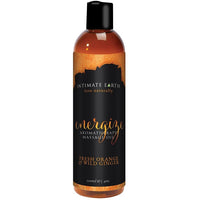 Energize Aromatherapy Massage Oil Fresh Orange &   Wild Ginger - 4 Oz. / 120 ml IE010-120