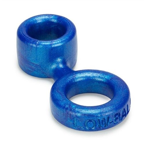 Lowball Cockring With Attached Ballstretcher - Blue Balls OX-1077-BLB