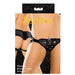 Vibrating Corsette Strap-on - Black SS692-02