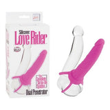 Silicone Love Rider Dual Penetrator - Pink SE1515103