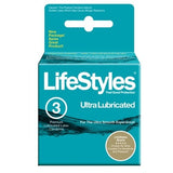 Lifestyles Ultra Lubricated Condoms - 3 Pack LS1503