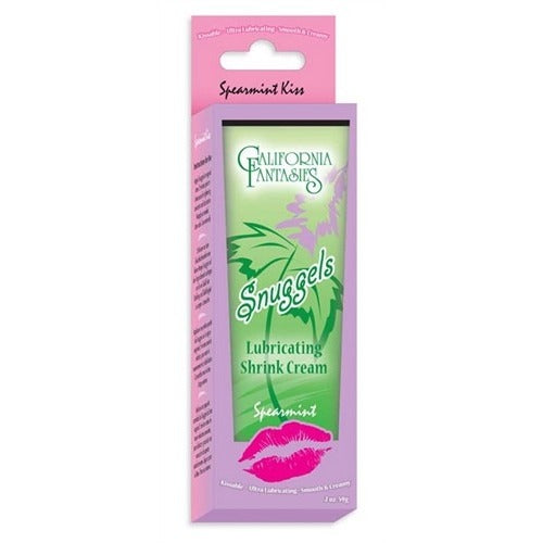 Snuggels - Lubricating Shrink Cream - Spearmint Kiss - 2 Oz. Tube - Boxed CF-SLK-02