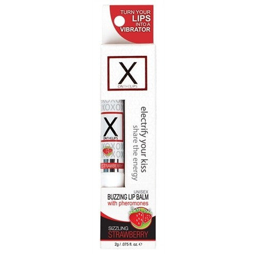 X on the Lips Lip Balm - Sizzling Strawberry - .75 Oz. SEN-VL202