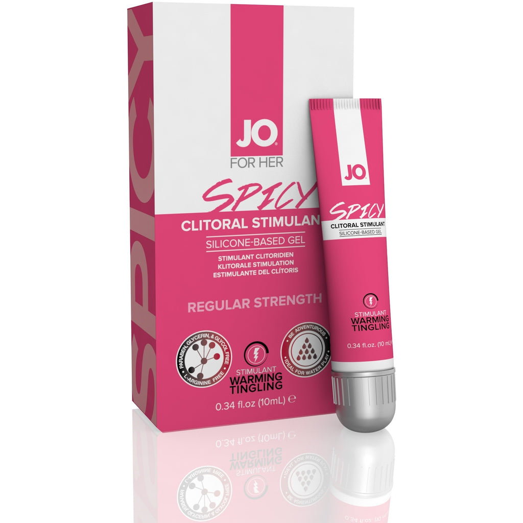 Jo for Her Spicy Clitoral Stimulant Warming Silicone - Based - 0.34 Fl. Oz. / 10 ml JO40124