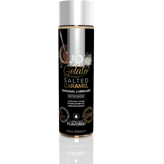 Jo Gelato Salted Caramel Water-Based Flavored Lubricant - 4 Fl. Oz. / 120 ml JO44023