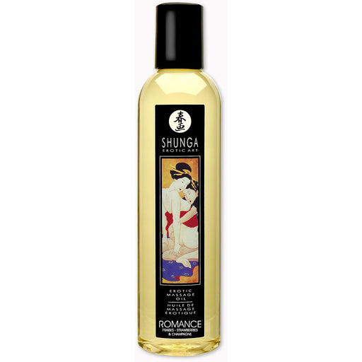 Erotic Massage Oil - Romance - Sparkling  Strawberry Wine - 8.4 Fl. Oz. SHU1008