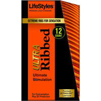 Lifestyles Ultra Ribbed - 12 Pack LS0937