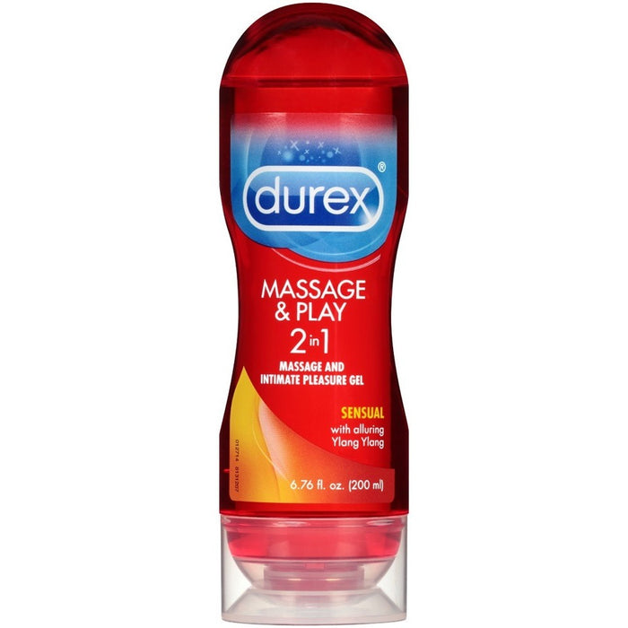 Durex Massage & Play 2 in 1 Sensual Ylang Ylang - 6.76 Fl. Oz. / 200 ml PM87638