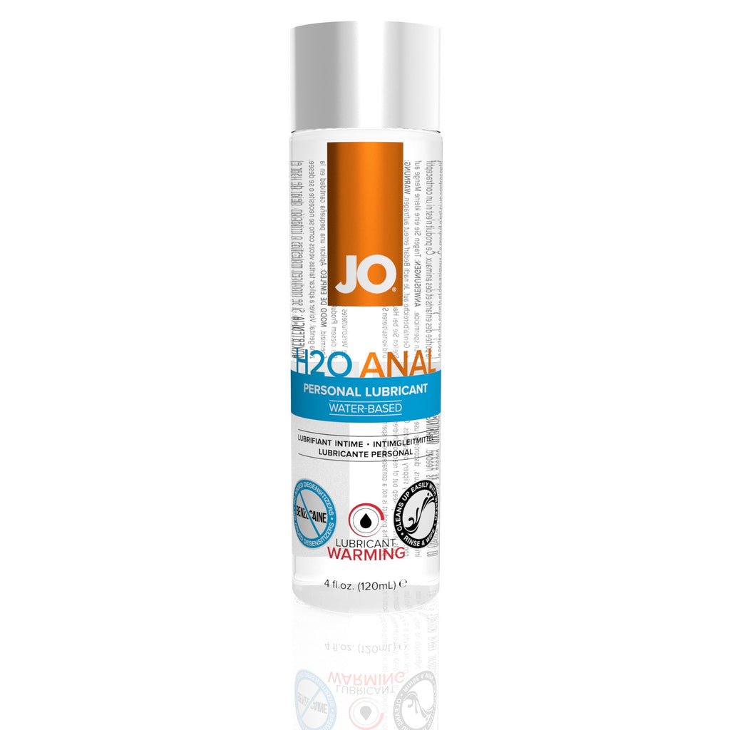 Jo H2O Anal  Water-Based Warming Lubricant - 4 Fl. Oz. / 120 ml JO40110