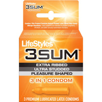 Lifestyles 3 Sum - 3 Pack Condoms LS7803