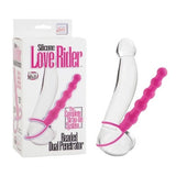 Silicone Love Rider Beaded Dual Penetrator - Pink SE1515303