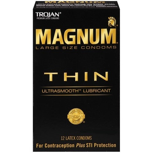 Trojan Magnum Thin - 12 Pack Tj64612 TJ64614