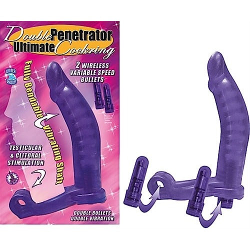 Double Penetrator Ultimate Cockring Purple NW2130-2