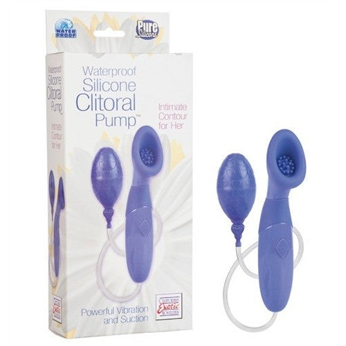 Waterproof Silicone Clitoral Pump - Purple SE0623803