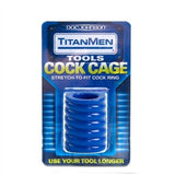 Titanmen Cock Cage - Blue DJ3504-02