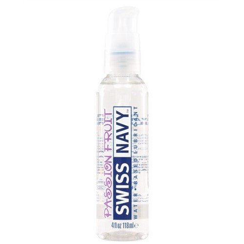 Swiss Navy Flavors Water Based Lubricant - Passion Fruit 4 Fl. Oz. MD-SNFPF4