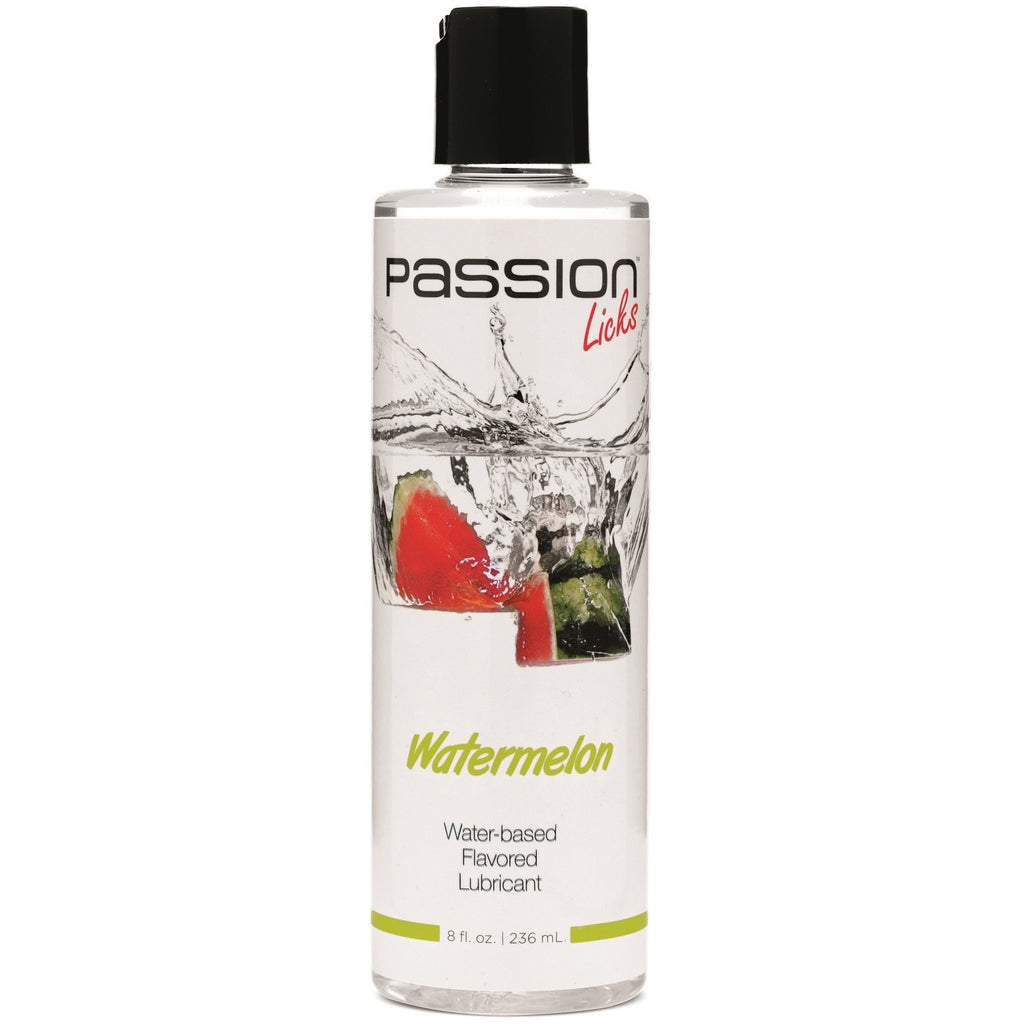 Passion Licks Watermelon Water-Based Flavored Lubricant - 8 Fl. Oz / 236 ml PL-AE805-WATERMELON