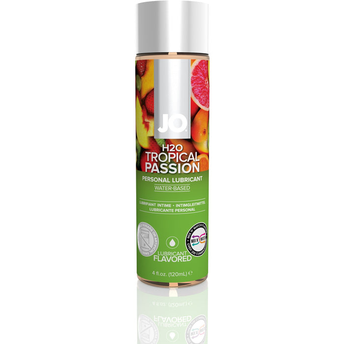 Jo H2O Flavored Lubricant - Tropical Passion - 4 Fl. Oz. / 120 ml JO40121