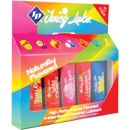 ID Juicy Lube Assorted 5 Pack Sampler ID-JLT-P1